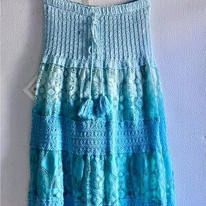 Ombré crochet/lace skirt